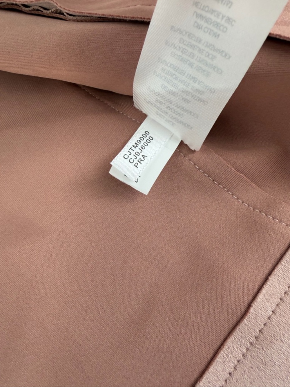 Calvin Klein Jeans Pink Faux Suede Moto Jacket Womens XL NWT Zip Front - Picture 9 of 12